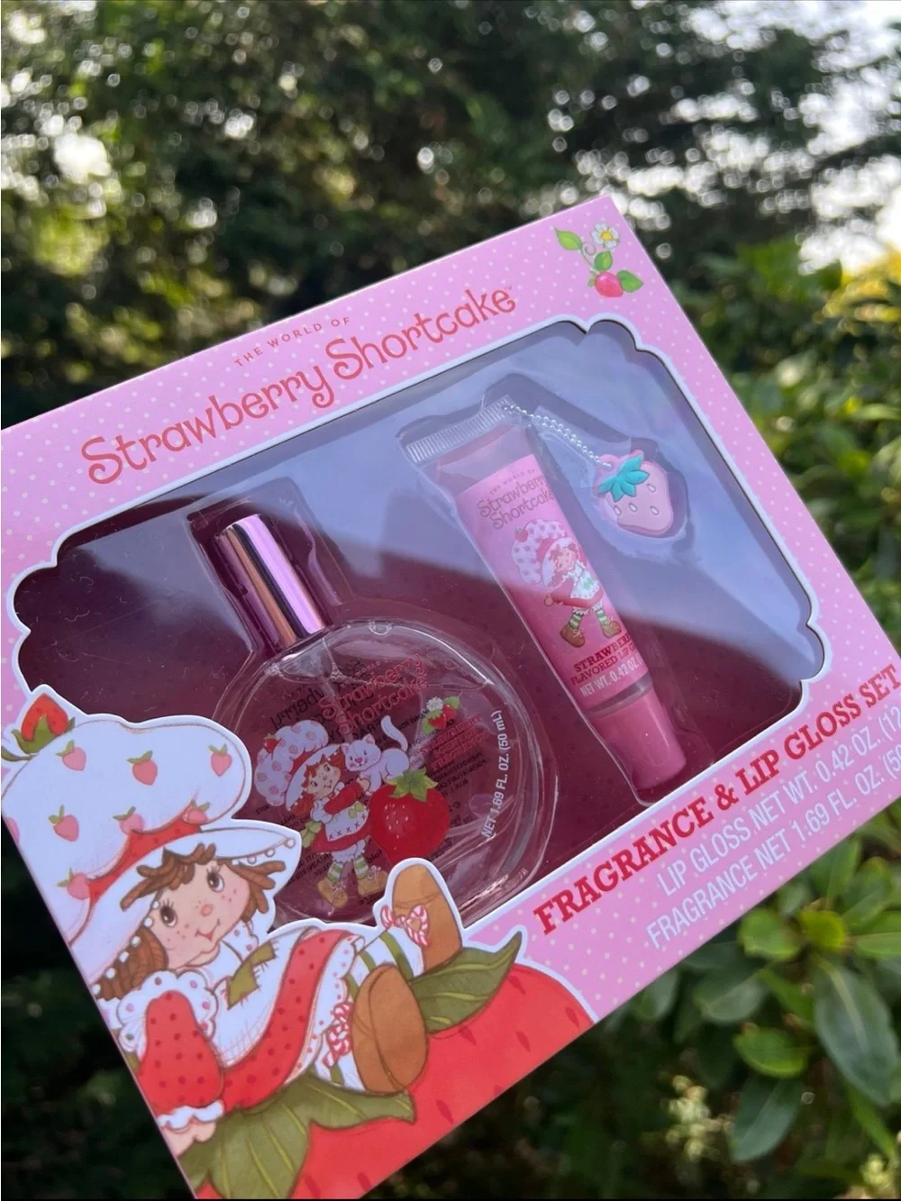 Strawberry Shortcake Pink Lip Gloss & Fragrance Set